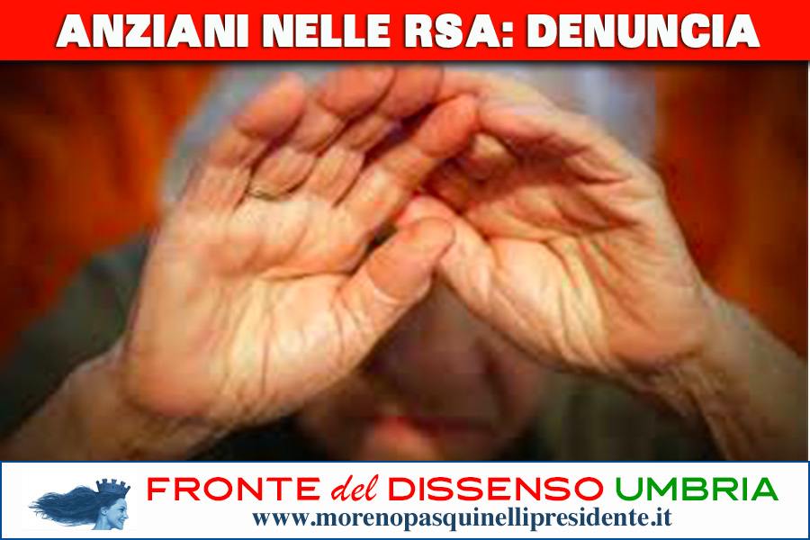 Anziani nelle RSA: una denuncia