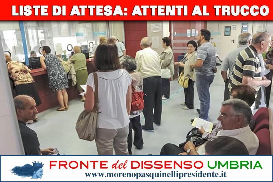 Liste di attesa: attenti al trucco