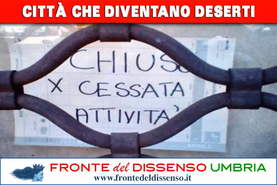 Città che diventano deserti