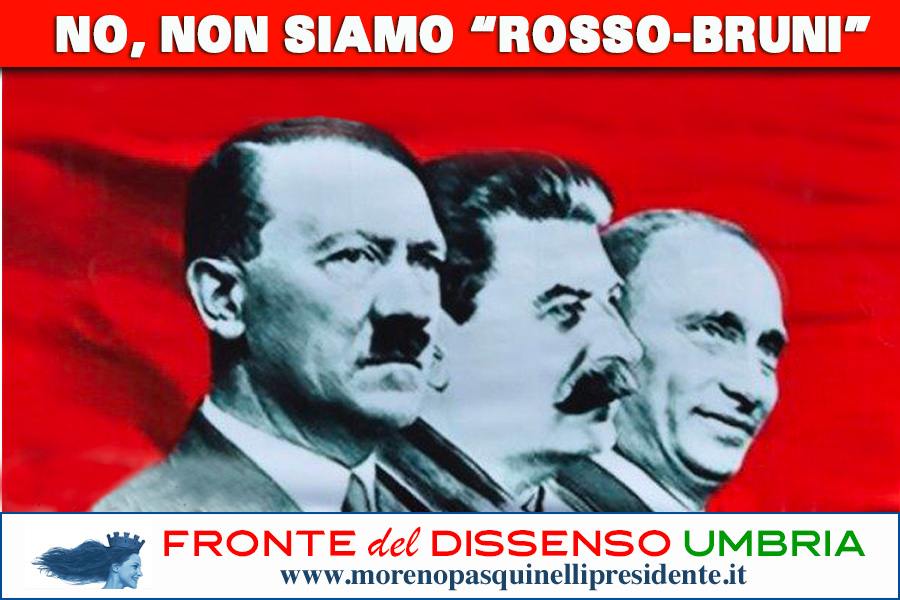 No, non siamo “rosso-bruni”