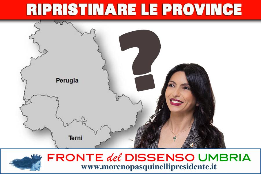 Ripristinare le provincie