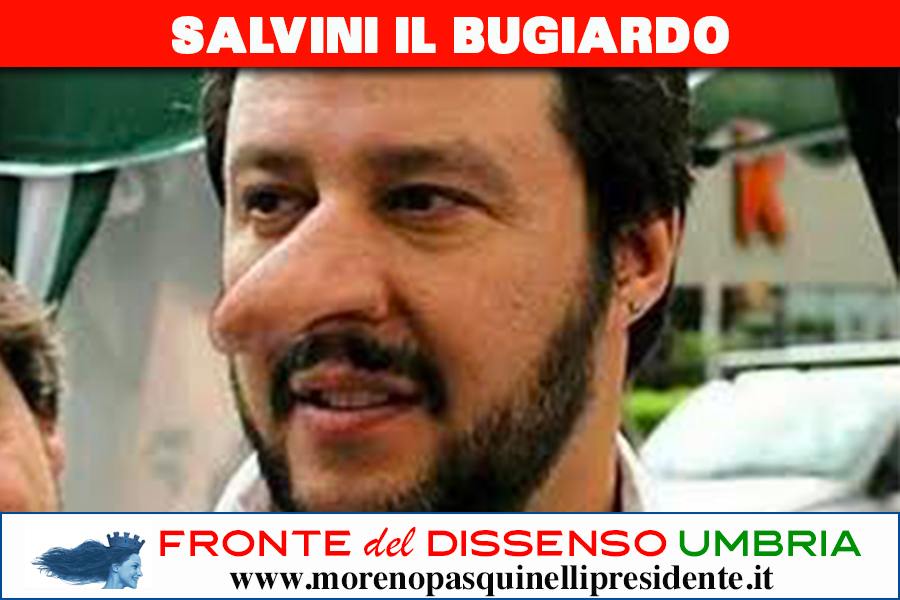 Salvini il bugiardo