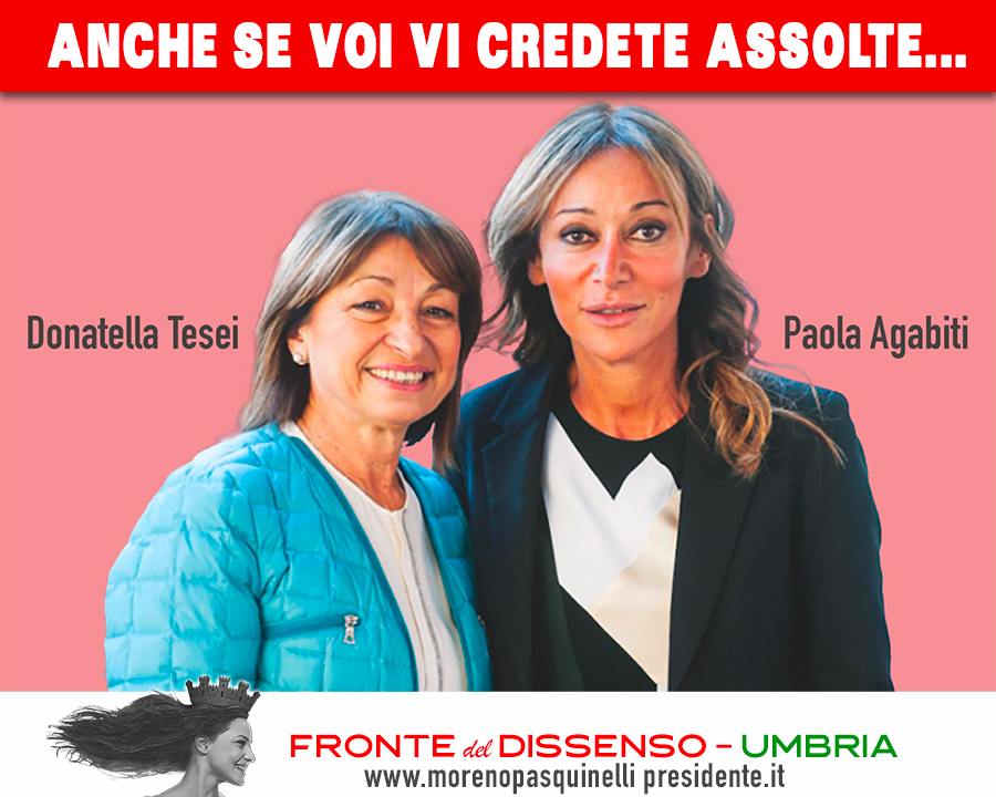 Anche se voi vi credete assolte…